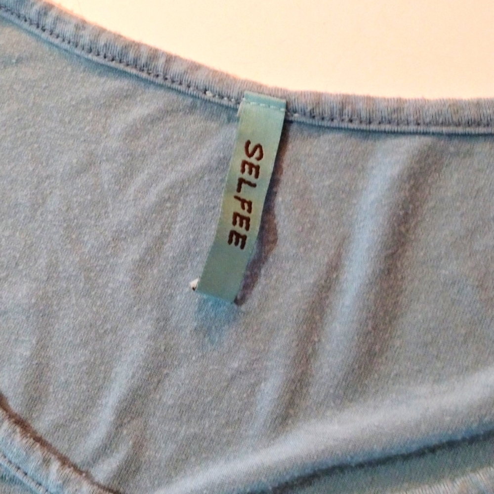 Patterned trim t-shirt - Picture 3 of 3